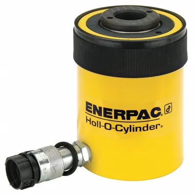 ENERPAC General Purpose Hydraulic Ram: 30 ton Nominal Capacity, 3 in Nominal Stroke Lg - General Purpose Hollow Rams