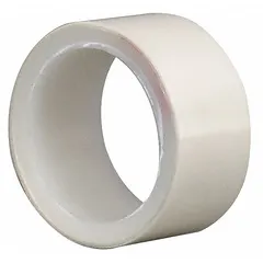 This UHMW slick surface tape features a transparent polyethylene film backing with an acrylic adhesive. It is 5 yards long and 5 mils thick. Used to reduce friction and wear on industrial equipment surfaces such as chutes, guides, and conveyors.
