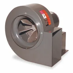 Direct-drive blower with an 11-inch wheel and included drive pack. Features a 3/4 hp, 1-phase, totally enclosed motor operating at 1,725 RPM on 115/208-230V AC. Suitable for general ventilation and air-moving applications in HVAC systems and industrial environments.