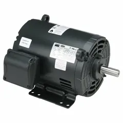 Open drip proof (ODP) enclosure. 1 1/2 hp, 1770 RPM, 230/460V AC, 4.0/2.0 A full load current. Rigid base mount for 3-phase operation at 60 Hz. Suitable for pumps, fans, conveyors, and compressors in industrial environments.