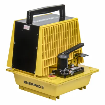 ENERPAC Air Hydraulic Pump: 10,000 psi Max. Op Pressure - Low-flow Air-Operated Hydraulic Pump Units