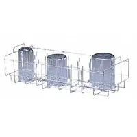 LABCONCO 10-Pin Insert: 10-Pin Insert, Inserts, Stainless Steel, 8 in Overall Ht (MPN 4401501)