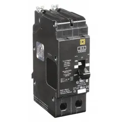 Bolt-on miniature circuit breaker for overcurrent protection in commercial and industrial electrical panels. Rated 30 A, single phase, 277/480V AC with a maximum interrupting rating of 18 kA at 277/480V AC. Designed for use with Square D NF panelboards.