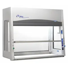 This 4 ft wide instructional ducted fume hood from LABCONCO is designed for laboratory use to contain and exhaust hazardous fumes, vapors, and particulates. It includes pre-wired LED lighting and has an overall depth of 32 3/4 in. The base/stand, work surface, and blower are not included and must be ordered separately.