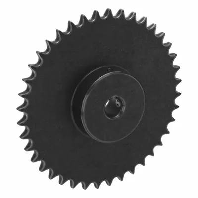 TRITAN Size 50 Fixed-Bore Roller Chain Sprocket, 40 Teeth, 7/8 in Bore, Steel - Size 50 Fixed-Bore Roller Chain Sprockets