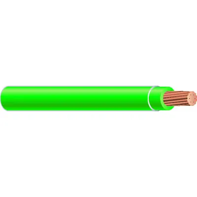 SOUTHWIRE 14 AWG THHN/THWN Stranded Copper Building Wire, Green/Yellow, 500 ft - Copper THHN/THWN Building Wires