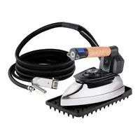 This 7-foot hose with a pivoting connection is designed for use with compatible steam irons to provide flexible reach during pressing and steaming tasks. Rated at 800 W and 120 V, it delivers continuous steam for efficient fabric finishing in commercial laundry, tailoring, and garment care operations