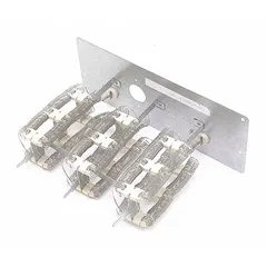 This electric heat element operates at 277V and is designed as a replacement component for HVACR heaters and heat exchangers. It provides heat generation in compatible systems, suitable for commercial and industrial heating applications.