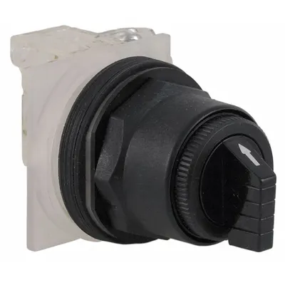SCHNEIDER Selector Switch: 30 mm Panel Mounting Size, 3 Positions, Short Lever, SPDT - Selector Switches