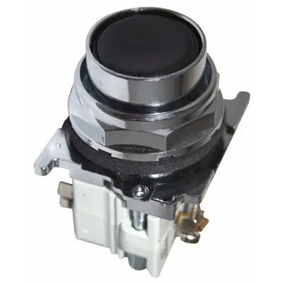 EATON Flush Push Button Operator: Non-Illuminated, Flush Profile, Metallic, 30 mm - Flush-Mount Push Buttons
