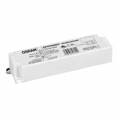 LEDVANCE Driver: Class 2, 20 W Max. Power Output, 120 to 277V AC, 24V DC - Constant Voltage Drivers