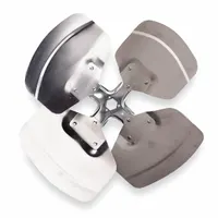 REVCOR Fan Blade: 20 in Propeller Dia., 26° Pitch, 4 Blades, Aluminum
