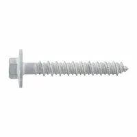 DEWALT Screw Anchor: 1 1/4 in Overall Lg, 3/16 in Dia, Steel, Stalgard®, Hex, Hex, Steel, 2,000 PK (MPN DFM2ELD270)