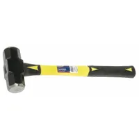 Steel Engineering Hammer: Fiberglass Handle, 4 lb Head Wt, 1 7/8 in Dia, 16 in Overall Lg (MPN 5120-01-598-5651)