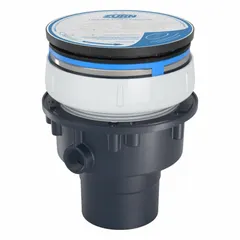 This ZURN floor drain features a 5-inch grate and 3-inch nominal pipe size with solvent weld PVC connections. The bronze-colored unit includes a rough-in adapter assembly for height adjustment during installation. Suitable for concrete slab drainage in commercial and industrial settings.