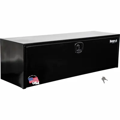BUYERS PRODUCTS Underbody: Underbody Truck Box, Single Drop-Down Door Door, 18 in Overall Dp - Single Drop-Down Door Boxes