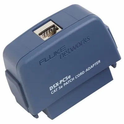 FLUKE NETWORKS Single Adapter: DSX-PC5E - Fluke Networks Copper Cable Testing Accessories