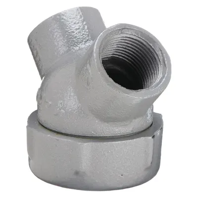HUBBELL KILLARK Capped Elbow - Haz Loc: Iron, Powder Coated, 1 1/4 in Trade Size - Hazardous Location Capped Elbows