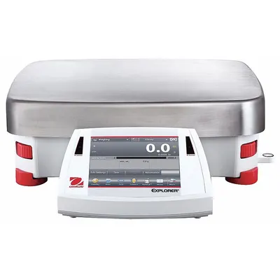 OHAUS Compact Bench Scale: 24,000 g Capacity, 0.1 g Readability, 0.1 g Repeatability - Precision Lab Balances