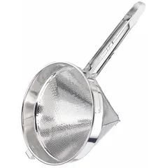 CRESTWARE Mesh Strainer: 1⁄8 in Mesh Size, 18 in Overall Lg, Stainless Steel (MPN CCS8C). Key specifications — Material: Stainless Steel; Brand: CRESTWARE; Handle Material: Stainless Steel; NSF Certified: No; Mesh Size: 1⁄8 in.