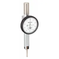 MITUTOYO Horizontal Dial Test Indicator: 0 in to 0.01 in, Horizontal, Inch, +/- 0.0002 in (MPN 513-504-10E)