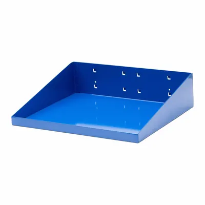 TRITON PRODUCTS Pegboard Shelf: For Square Pegboard Hole Shape, 12 in x 10 in x 3 in, Steel - Shelves for Square-Hole Pegboard