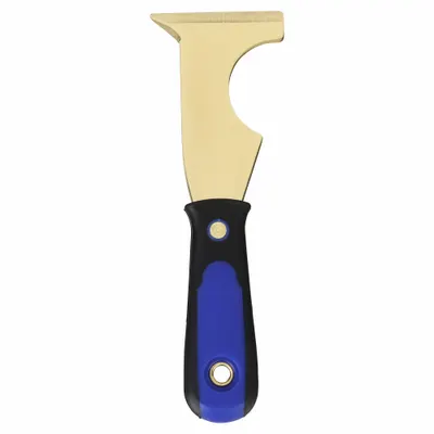 WESTWARD Painters Tool: Brass, 2 1/2 in Blade Wd, 3 1/2 in Blade Lg - Nonsparking Painter's Multi-Tools