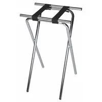 CSL Tray Stand: Steel, Chrome, 19 in Overall Wd, 36 in Overall Ht, 15 in Overall Dp (MPN 1036-1)