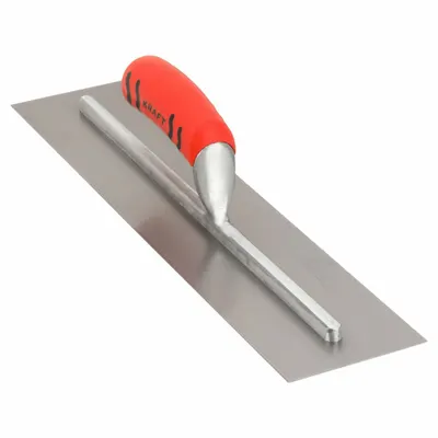 KRAFT TOOL Square End Trowel: Blade Material Carbon Steel, Blade Shape Square - Square-End Finishing Trowels