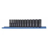 GEARWRENCH Socket Set: 3/8 in Drive Size, Small Set (0-50 pieces) Set Size, 13 Pieces, (13) 6-Point (MPN 84914N)