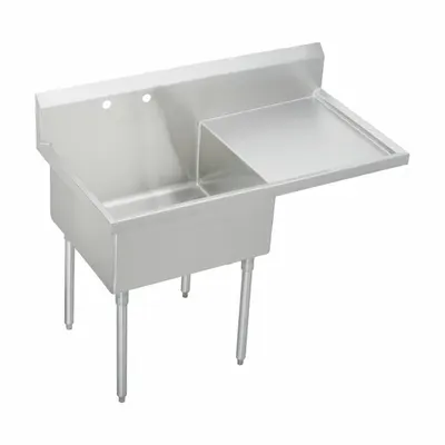 JUST MANUFACTURING SB136-24R-2-J One-Bowl Freestanding Kitchen & Bar Sink - One-Bowl Freestanding Kitchen & Bar Sinks without Faucets