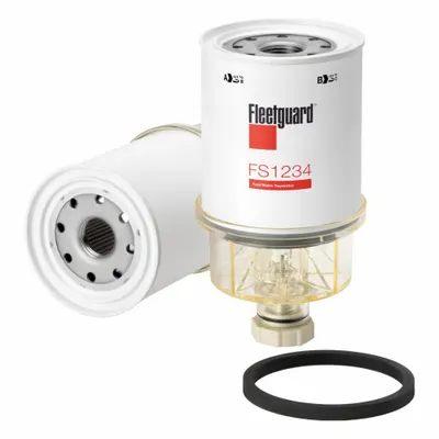 FLEETGUARD Automotive Fuel/Water Separator: Spin-On, 14 5/16 in Overall Lg - Spin-On Fuel Filters