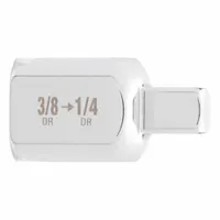 MILWAUKEE Drive Adapter 3/8 in to 1/4 in: 1/4 in Output Drive Size, Square, 14/25 in Overall Lg (MPN 42-04-9112)