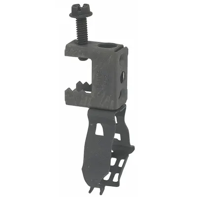 B-LINE BY EATON Beam Clamp with Conduit & Pipe Hanger: Steel, 1/2 in - Beam Mounts for Conduit, Pipe & Cable