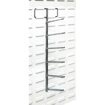 QUANTUM STORAGE SYSTEMS Vertical Tape/Reel Holder: Vertical Tape/Reel Holder - Hooks for Louvered Panels & Racks
