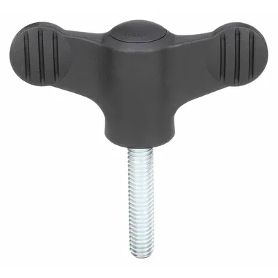 KIPP Wing Knob with Threaded Stud - Wing Knobs with Threaded Stud