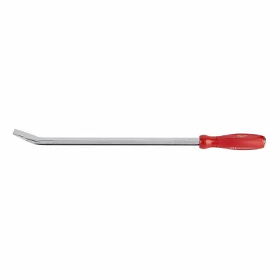 MILWAUKEE Pry Bar: Chisel End, 24 in Overall Lg, 1/2 in Bar Wd, 13/16 in End Wd, N No T No - Screwdriver-Handle Pry Bars