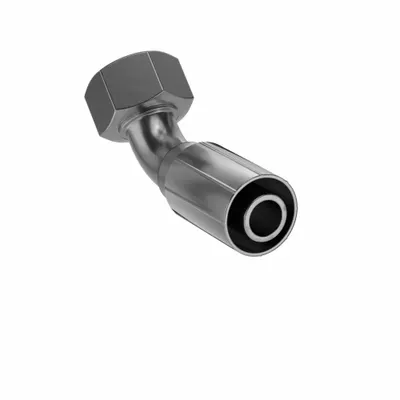 PARKER 10C43-25-12 Hydraulic Crimp Fitting - Parker Crimp Hydraulic Hose Fittings with Metric Connection