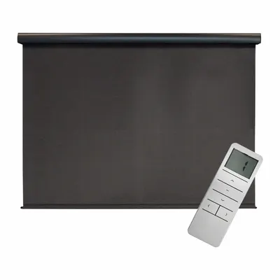 KEYSTONE FABRICS Regal Series Motorized Sun Shade with Remote Control