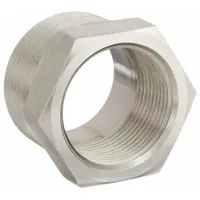 Hydraulic Hose Adapter: 1 1/2 in x 1 1/4 in Fitting Size, Male x Female, NPTF x NPTF, Rigid (MPN 2081-24-20S)