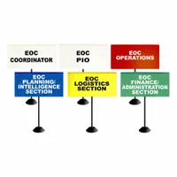 DISASTER MANAGEMENT SYSTEMS Triage Flag Kit: Blue/Green/Red/White/Yellow, 24 in Overall Wd, Vinyl (MPN DMS 05760)