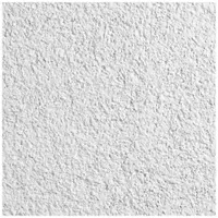 Mineral fiber ceiling tile from the Cirrus series, 24 in x 24 in with an angled tegular edge for 15/16 in grid systems. White finish, mildew resistant, high light reflectance (83% or more), and high recycled content (50% or more). Sold in packs of 12. Suitable for music rooms and other spaces requiring acoustic privacy