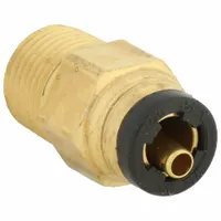 Push-Fit Adapter Fitting: 3/16 in OD x 1/8 in Pipe Fitting Size, Push-to-Connect x MNPT, Brass (MPN 68PTC-3-2)