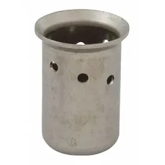 Nickel silver dashpot for use with hot and cold water. Compatible with Chicago Faucets Naiad Series. Serves as a faucet stem, spindle, filter, and cartridge part in commercial or institutional plumbing systems to regulate water flow and temperature.