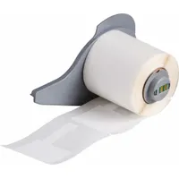 Wraparound Label: T-Shaped, 1 1/2 in x 1 9/16 in, Polypropylene, White ( Matte) (MPN M7-54-425-FT)