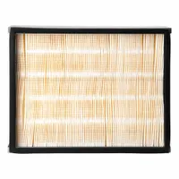 Round panel cabin air filter for Caterpillar vehicles. Overall length 12 1/2 inches. Filters incoming air to reduce dust and debris entering the cabin. Cross-references to Baldwin PA3781