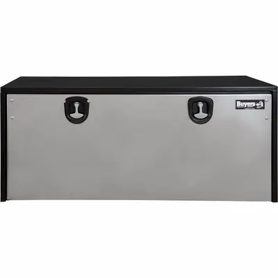 BUYERS PRODUCTS Underbody: Underbody Truck Box, Single Drop-Down Door Door, 18 in Overall Dp - Single Drop-Down Door Boxes