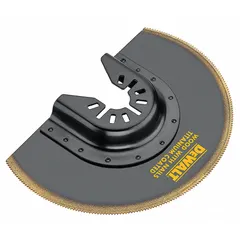 Steel flush-cutting blade with open-back universal OIS mount for oscillating tools. Overall length 4 5/8 in. Suitable for cutting nail-embedded wood in demolition and remodeling applications.