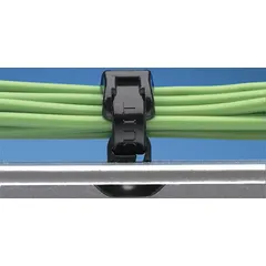Natural-colored push mount for securing cable ties to panels or surfaces with a 0.2 in slot width and 0.06 in slot height. Measures 0.42 in L x 0.16 in W x 0.4 in H. Compatible with miniature, intermediate, and standard cable ties. Sold in packs of 1,000.