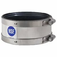 IDEAL CLAMPS Flexible Pipe Straight: Neoprene, For 10 in Pipe, Iron, 4 in Overall Lg (MPN 6230070)